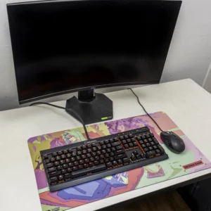 Tilt Free Zone | Cherry Blossom Picnic | Small Gaming Desk Mat