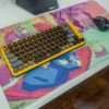 Tilt Free Zone | Cherry Blossom Picnic | Small Gaming Desk Mat