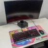 Tilt Free Zone | Cherry Blossom Picnic | Small Gaming Desk Mat